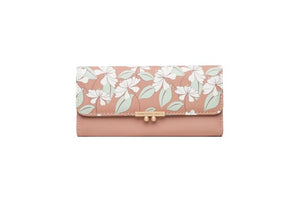 Aibu Women's Long Wallet Zipper Handbag