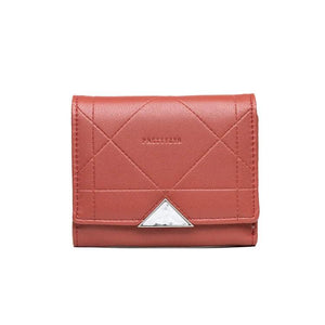 Pretty Small Wallet with Rhombus Design