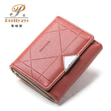 Pretty Small Wallet with Rhombus Design