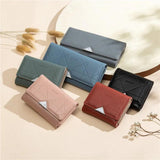 Pretty Small Wallet with Rhombus Design
