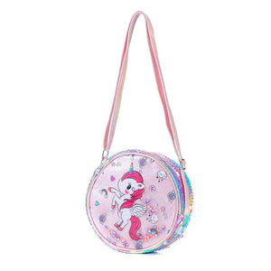 Unicorn Colorful Sequined Shoulder Bag Crossbody Messenger Coin Purse