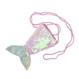 Sequins Mermaid Coin Purse Kids Crossbody Mini Bag