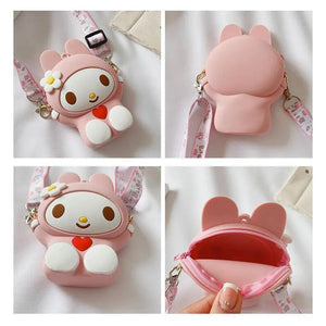 Anime Coin Purse Cartoon One-shoulder Bag Soft Small Children's Messenger Bag