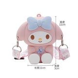 Anime Coin Purse Cartoon One-shoulder Bag Soft Small Children's Messenger Bag