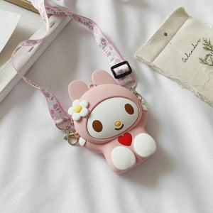 Anime Coin Purse Cartoon One-shoulder Bag Soft Small Children's Messenger Bag