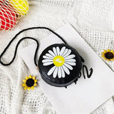 Flower Baby Girls Small Crossbody Bags Kids Mini Coin Purse Handbag