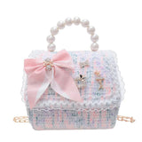 Girl Princess Messenger Bag Kids Flower Purses and Handbags