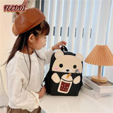 Feeddi Kindergarten Backpack Cartoon Bear Lightweight Bag