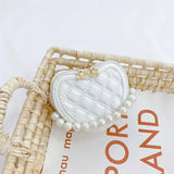 Kids Mini Heart Crossbody Bag Little Girls Leather Purse Baby Coin Pouch