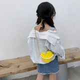 Kids Mini Heart Crossbody Bag Little Girls Leather Purse Baby Coin Pouch