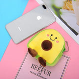 Ins Baby Girl Avocado Doll Plush Money Purse Bag