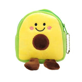 Ins Baby Girl Avocado Doll Plush Money Purse Bag