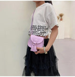 Kids Coin Purse Handbags Girls Tassel Crossbody Bags