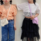 Kids Coin Purse Handbags Girls Tassel Crossbody Bags