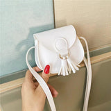 Kids Coin Purse Handbags Girls Tassel Crossbody Bags