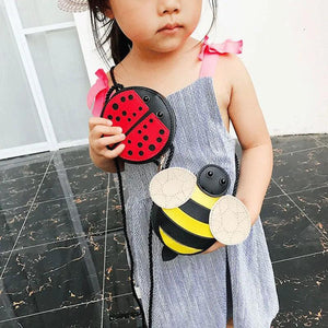 Girls Bees Ladybug Messenger Crossbody Bag