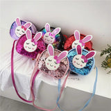 Sequins Bunny Children's Messenger Bag