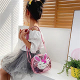 Sequins Bunny Children's Messenger Bag
