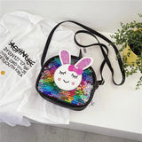 Sequins Bunny Children's Messenger Bag