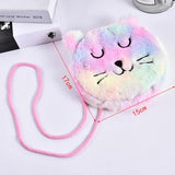 Fox Handbag Girls Shoulder Bag Unicorn Animals Messenger Kids Coin Purse