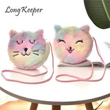 Fox Handbag Girls Shoulder Bag Unicorn Animals Messenger Kids Coin Purse