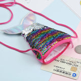 Kids Sequin Coin Purse Mini Shoulder Crossbody Bag for Little Baby Girl