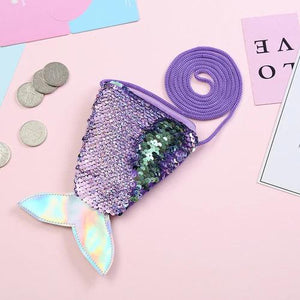 Kids Sequin Coin Purse Mini Shoulder Crossbody Bag for Little Baby Girl