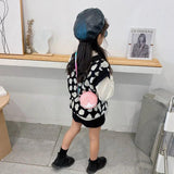 Donut Round Crossbody Bag Kid Toddler Girl Children Shoulder Handbag