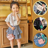 Kids Mini PU Leather Handbag Messenger Bag Coin Wallet Baby Girls Shoulder Purse