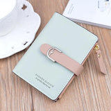 Leather Zipper Wallet Large Capacity Card Purse