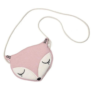 Cute Fox Messenger Bag Coin Purse for Kids