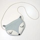 Cute Fox Messenger Bag Coin Purse for Kids