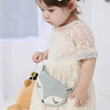 Cute Fox Messenger Bag Coin Purse for Kids