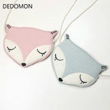 Cute Fox Messenger Bag Coin Purse for Kids