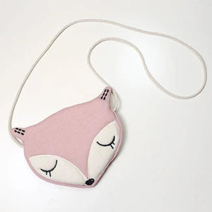 Cute Fox Messenger Bag Coin Purse for Kids