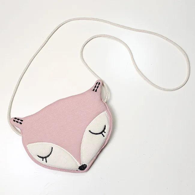 Cute Fox Messenger Bag Coin Purse for Kids