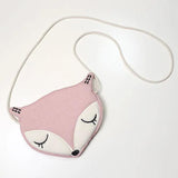 Cute Fox Messenger Bag Coin Purse for Kids