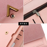 Women's Pu Long Wallet with Card Bag Handbag