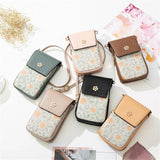 Double Zipper Mobile Phone Bag Mini Diagonal Back