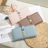 Women's Fresh Long Wallet Zipper Multi-function