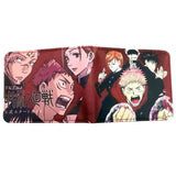 Jujutsu Kaisen Cosplay Wallet Card Holder Money Clip with Coin Pocket