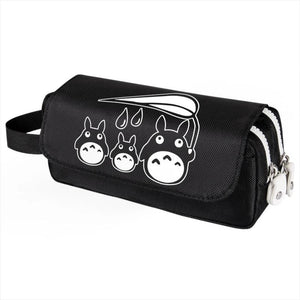 Anime Totoro Pencil Case Large Capacity School Pen Supplies Pencil Bag