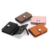 Cow Leather Women Short Wallet Coin Purse Clutch Credit Card Holder