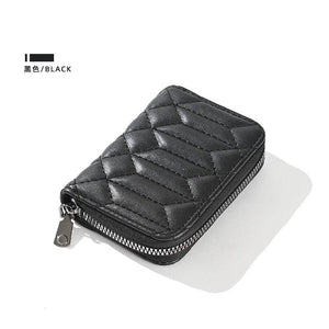 Women Small Wallet Card Purse Card Bag Female Zipper Business Card Case