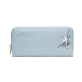 Women's Long Print Card Wallet