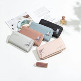 Women's Long Print Card Wallet