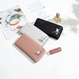 Women's Long Print Card Wallet