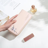 Women's Long Print Card Wallet