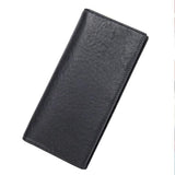 Men's Long Cow Leather Wallet Gift Card Holder