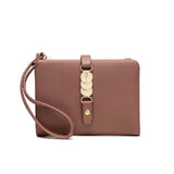 Two-Fold Zipper Short Casual Wallet